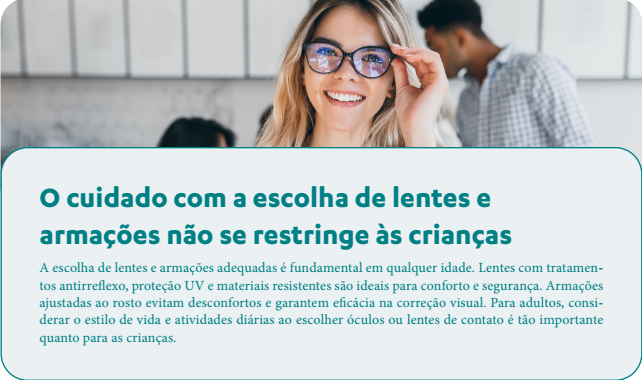 A importância dos óculos e lentes de grau certos